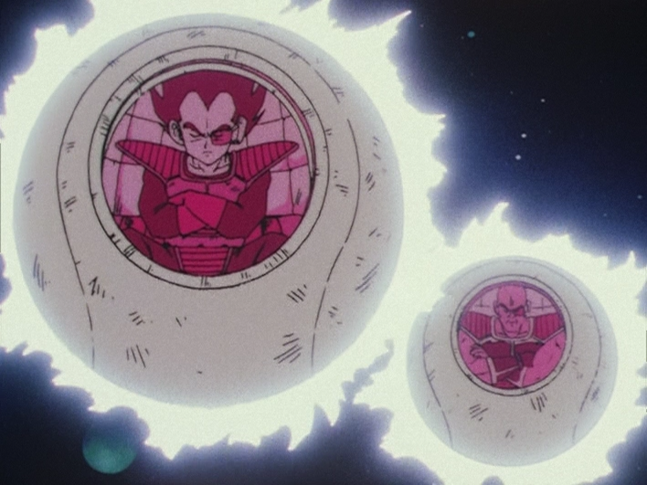 vegeta in space pod