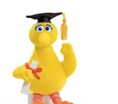 Sesame Street graduation plush