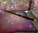 Ebony and unicorn hair wand