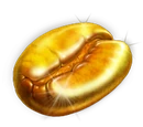 Gold Coffee Bean