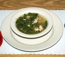 Chicken Soup with Fennel and Spinach