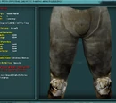 Battle Worn Imperial Galactic Marine Armor Leggings