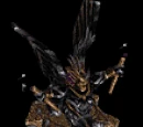 Obsidian statue