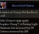 Blood Gold Trinket