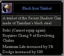 Black Iron Trinket