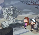 Gravity Falls cemetery