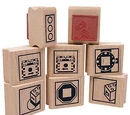 404800246 ROBOLAB Icon Rubber Stamps