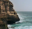 Cliffside cave