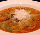 Spring Minestrone for Two with a Spanish Twist