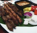 Grilled Beef Satay with Peanut Sauce