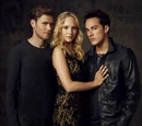 Klaus, Caroline, and Tyler