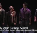 Babkak, Omar, Aladdin, Kassim