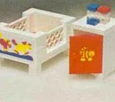 271 Baby's Cot and Cabinet