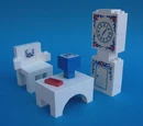 270 Grandfather Clock, Chair and Table