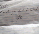 Suicide note
