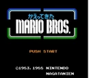 Kaettekita Mario Bros.