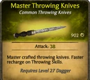 Master Throwing Knives