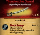 Thunderspine Sword