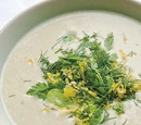 Hot Yoghurt and Broad Bean Soup