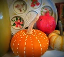 Puff Paint Pumpkin