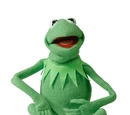 Kermit the Frog photo puppet replica