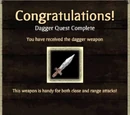 Weapon Unlock: Dagger