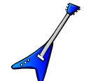Blue Electric Guitar