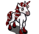 Candy Cane Unicorn Foal
