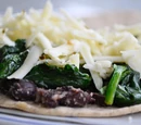 Spinach and Black Bean Quesadillas