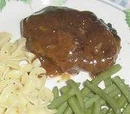 Hamburgers with Brown Gravy