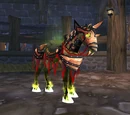 Cheval de guerre flamboyant