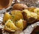 Grilled Tin Foil Cheesy Garlic Potatoes