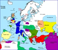 Europe in 850