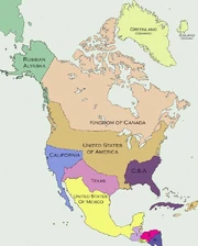 North America following the Spanish-Americas War