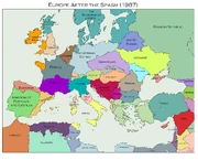 Re-districting of Europe, following The Spasm