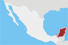 Location of Yucatan