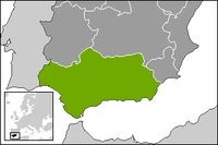 Mapa d'Andaluzía