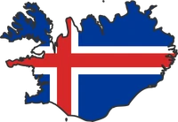 Mapa y bandera d'Ihlandia