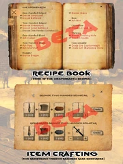Crafting and the Recipe Book