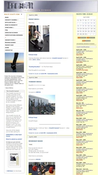 The CrossFit main page