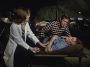 Steve talks to Taylor as he is being treated through narcosynthesis.