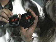 Doc demonstrates the accuracy of his clocks.