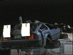 The rear louvers light at initial thrust.