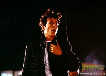 Eric Stoltz as Marty McFly.