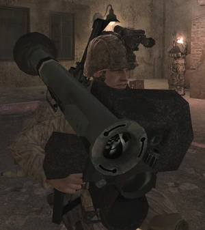 West, manning his Javelin