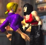 Anna and Nina arguing.