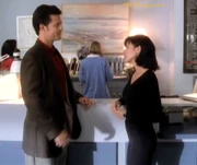 Prue and Andy at the hospital