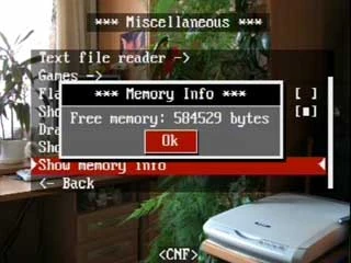 Memory info