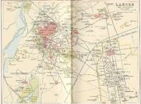 Map of Lahore 1893
