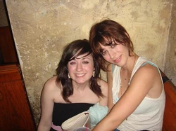 Marlena and an unknown friend on her MySpace page.